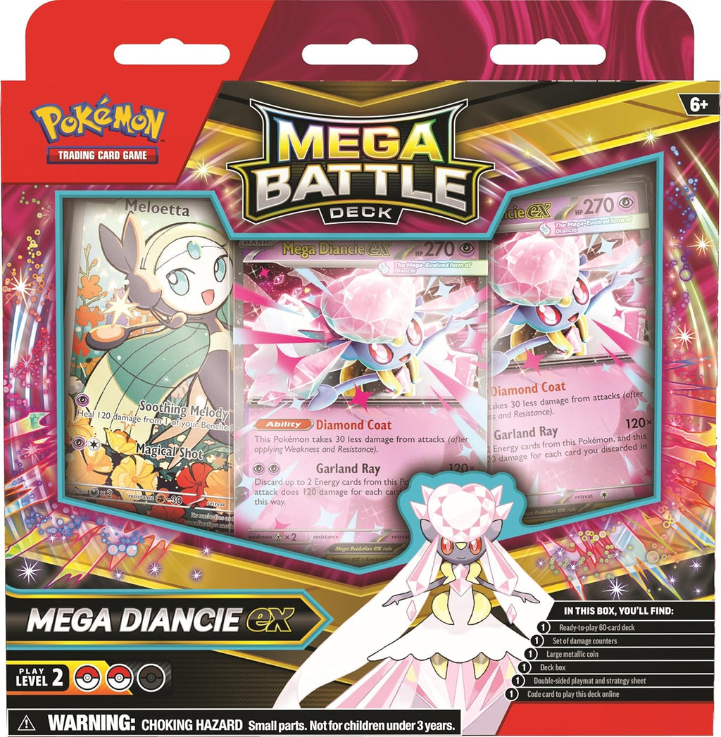 Pokémon TCG: Mega Battle Deck—Mega Gengar ex/Mega Diancie ex