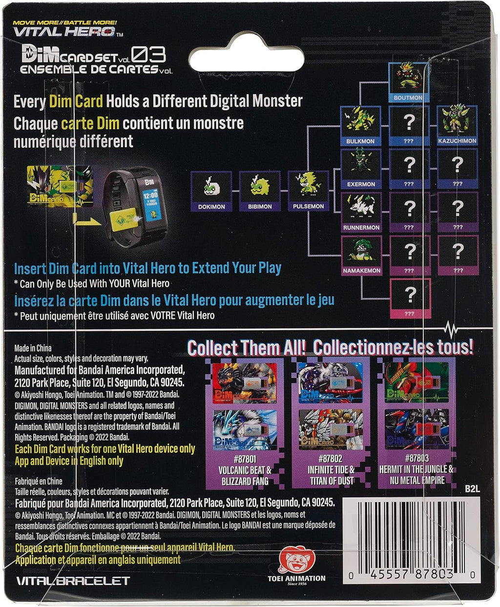 Bandai Namco - Digimon - Vital Hero DIM Card Pack (Hermit in The Jungle & Nu Metal Empire)