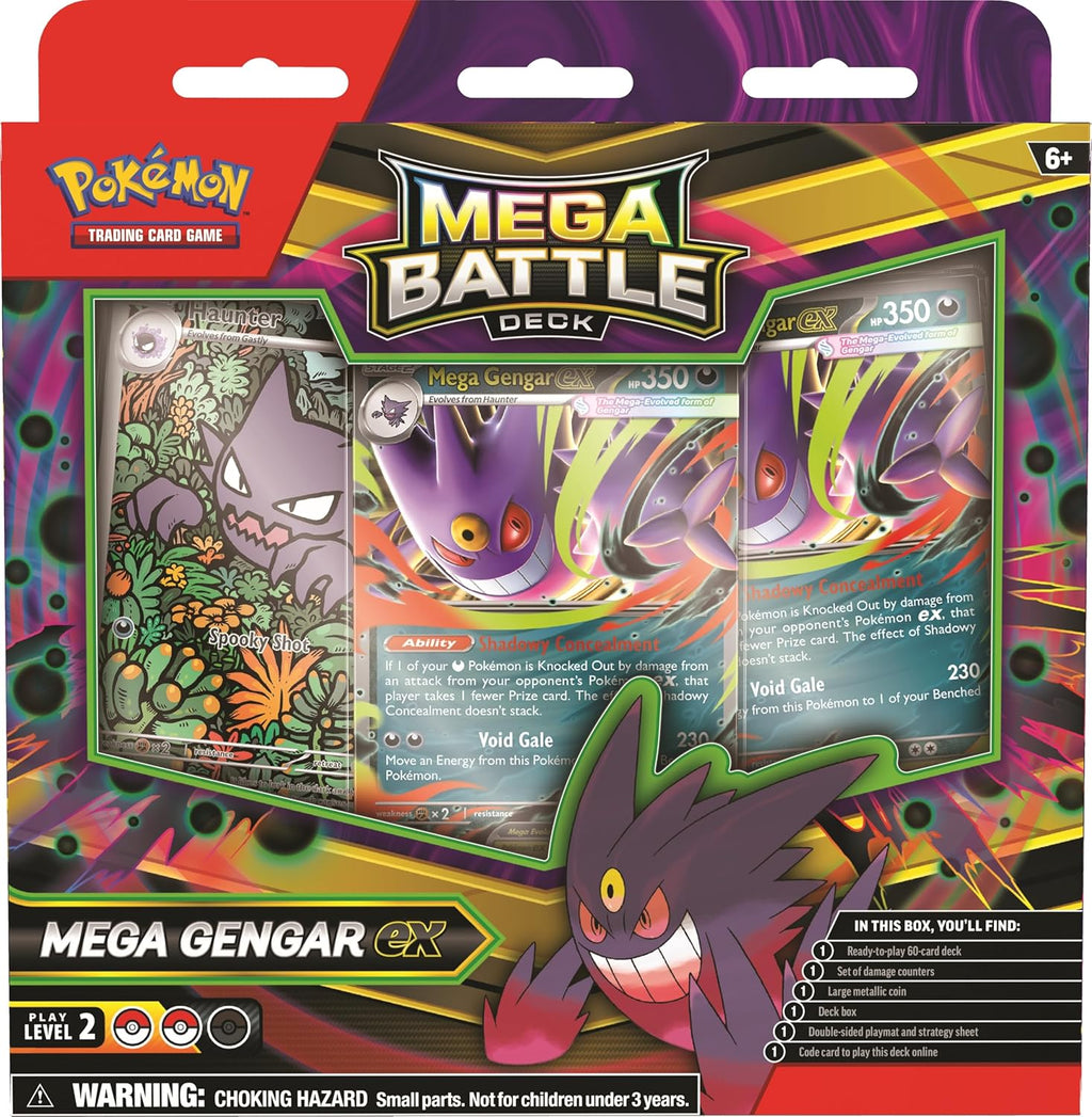Pokémon TCG: Mega Battle Deck—Mega Gengar ex/Mega Diancie ex