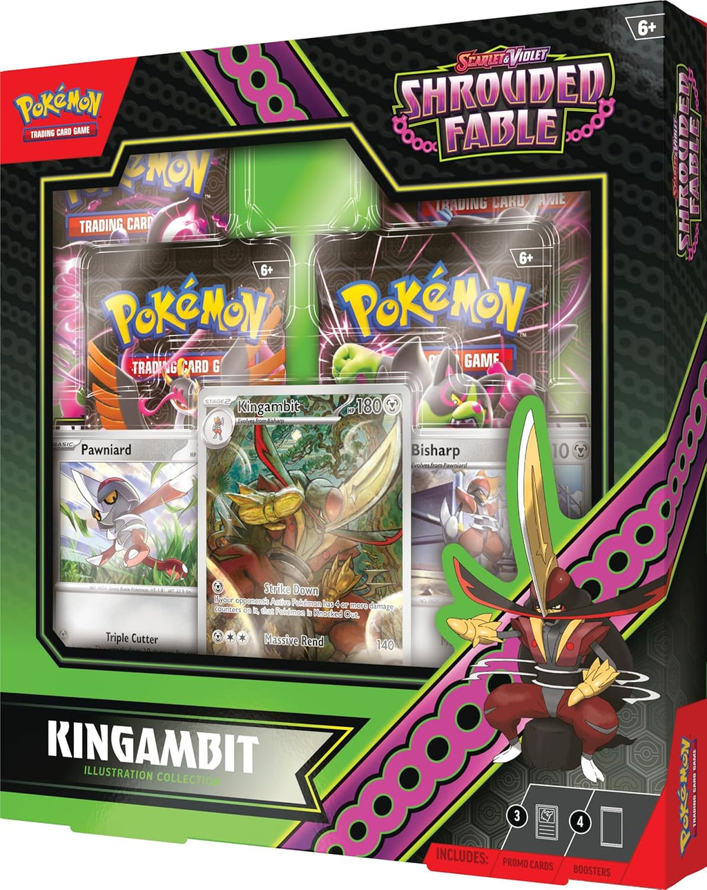 Pokemon TCG: Scarlet and Violet Shrouded Fable: KINGAMBIT Illustration Collection