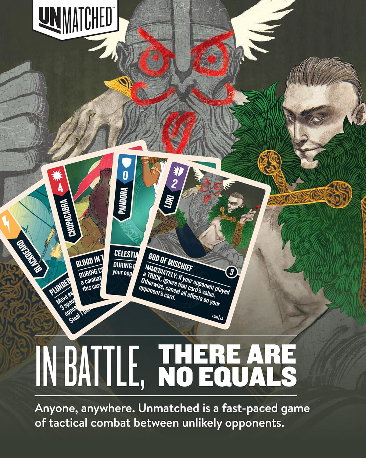 Restoration Games Unmatched Battle of Legends Vol 3 - Strategy Board Game for 2 to 4 Players - Expansion with 4 New Heroes and Battlefields - 20-40 Min Playtime - Ages 9+