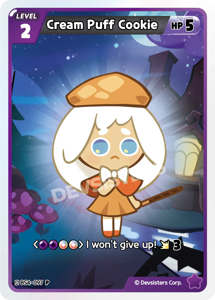 Cream Puff Cookie BS4-097 Promo