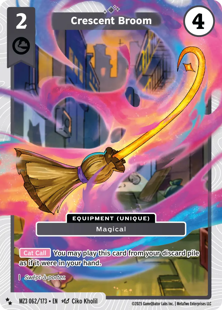 Crescent Broom MZ3_062 Super Rare