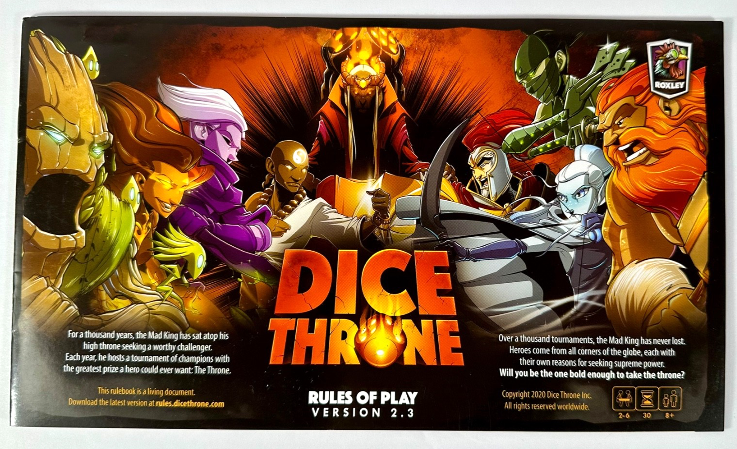 Dice Throne: Barbarian vs Moon Elf
