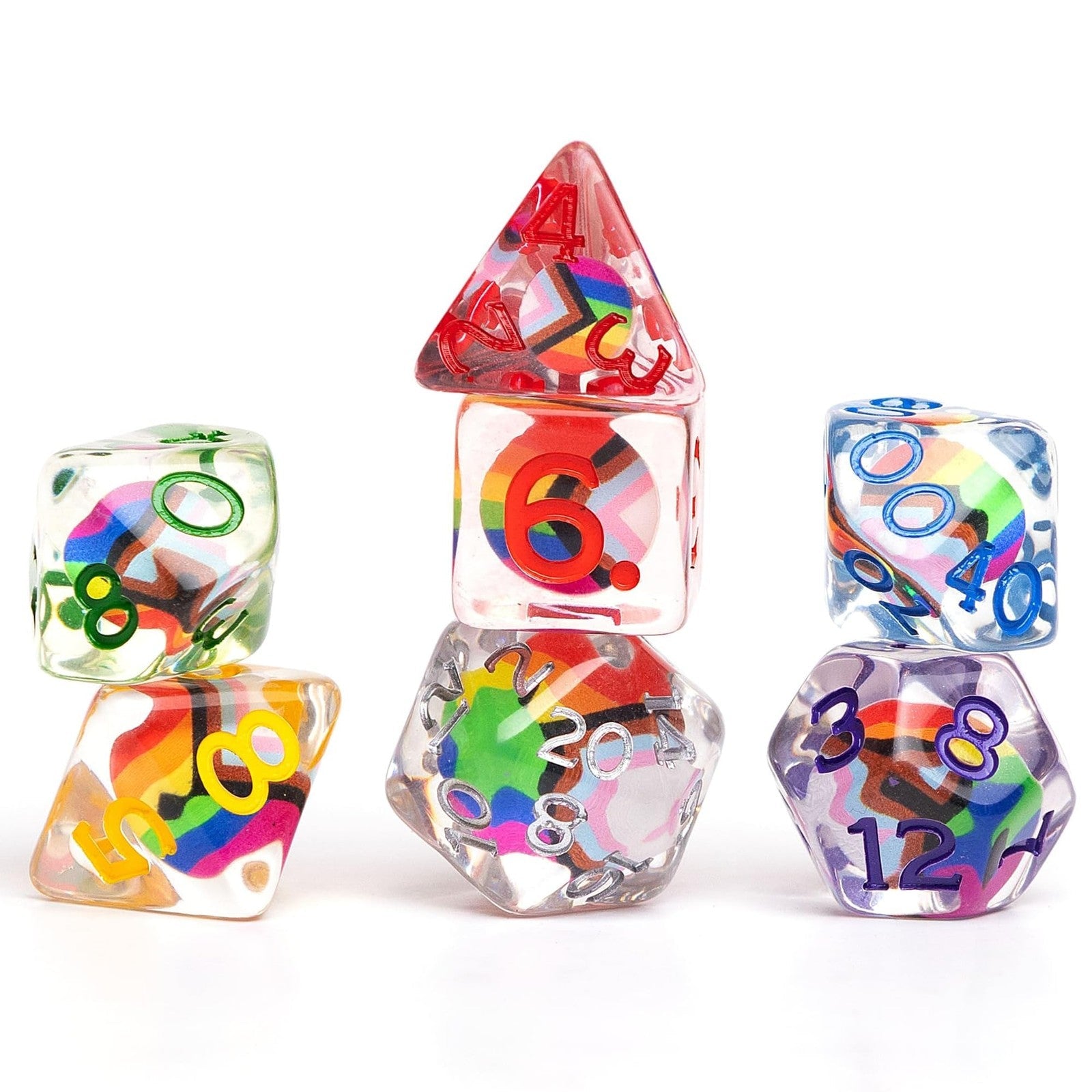 Dungeons & Dragons: Progress Pride Dice Set