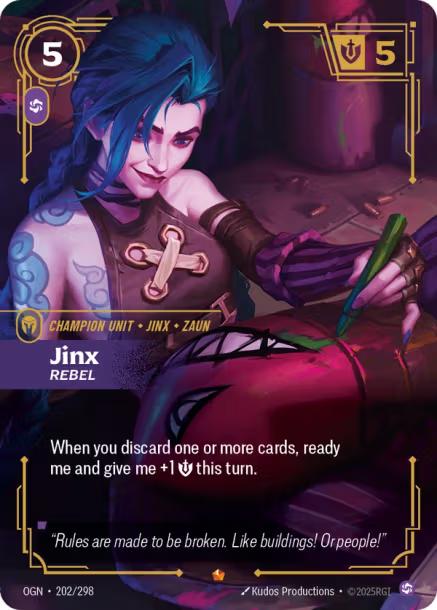 Jinx, Rebel OGN 202-298 Epic