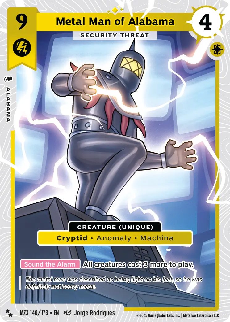 Metal Man of Alabama MZ3_140 Super Rare