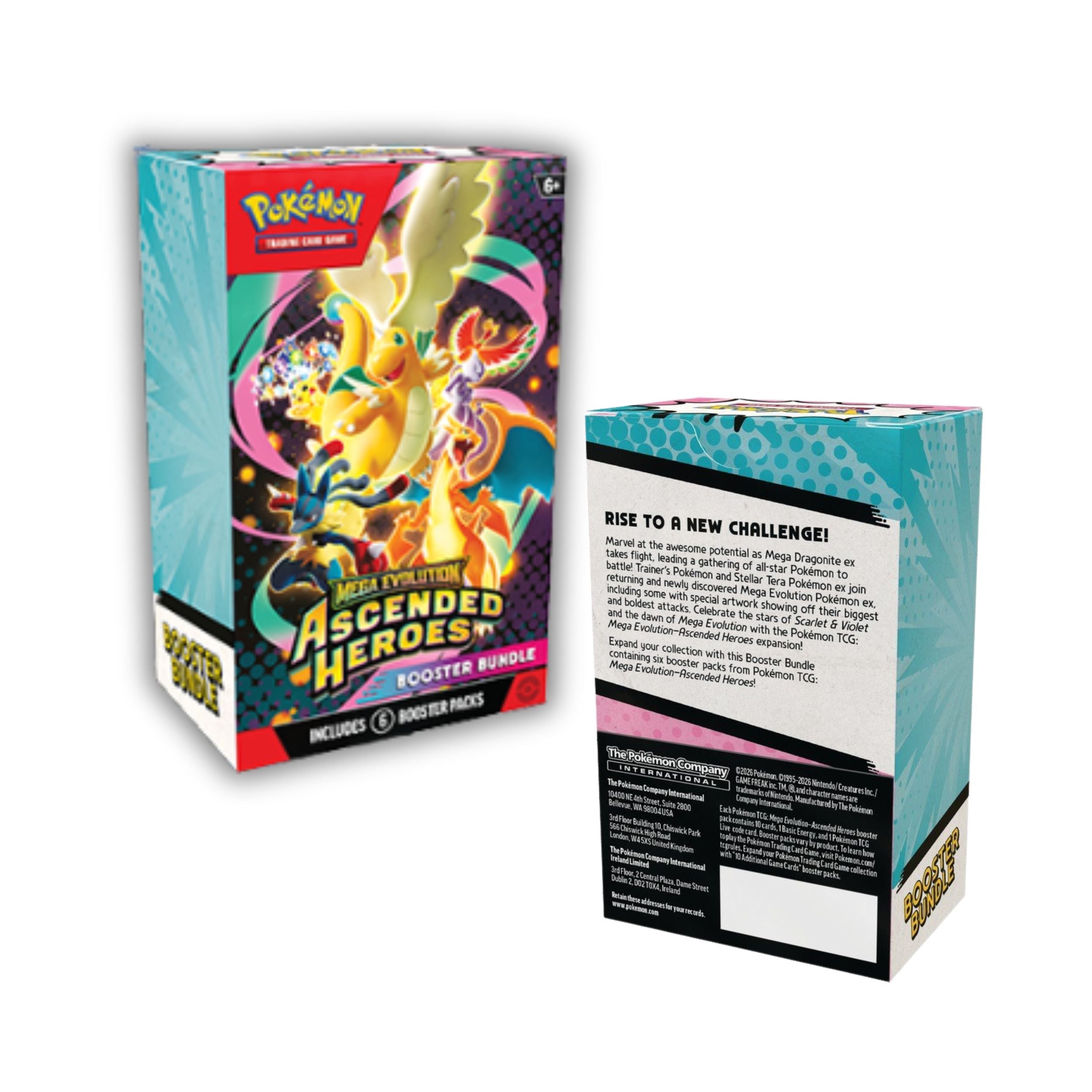 Pokemon Mega Evolution Ascended Heroes Booster Bundle with 6 Booster Packs *PRE-ORDER* Release 4/24/2026