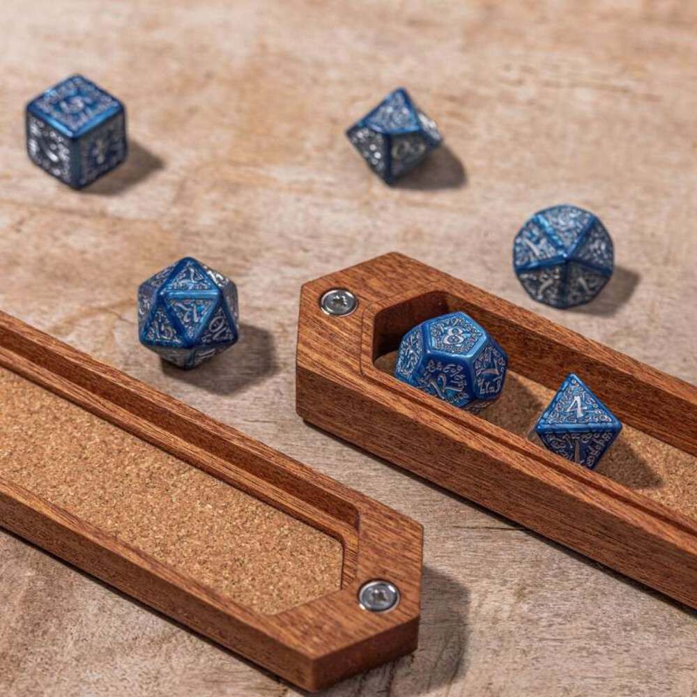 RPG Dice Box ALL DICE sapelli Q-Workshop