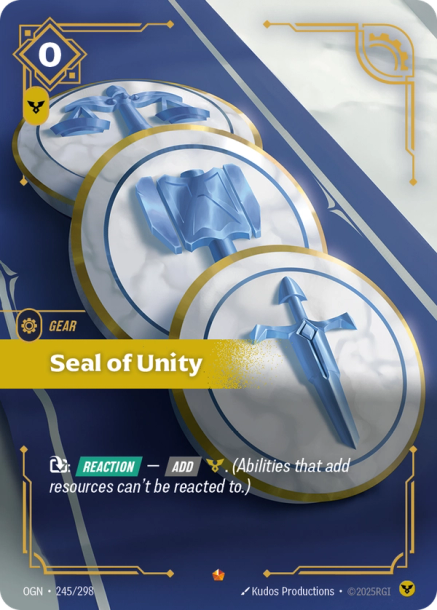 Seal of Unity OGN-245-298 Epic