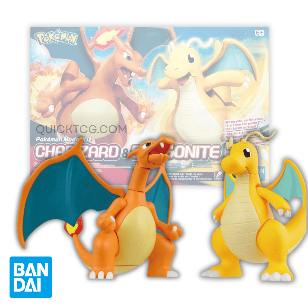 Bandai Model Kit: Charizard & Dragonite