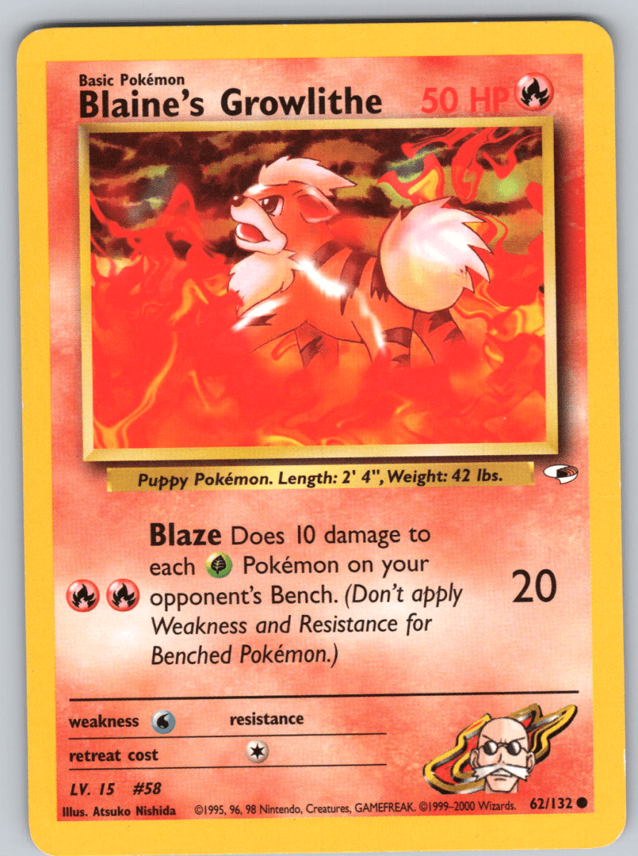 Blaine's Growlithe #62