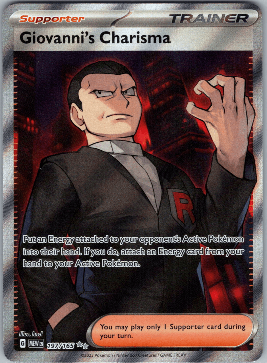 Giovanni's Charisma Full Art #197