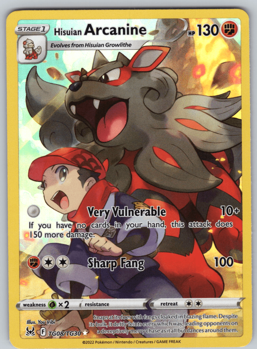 Hisuian Arcanine #TG08