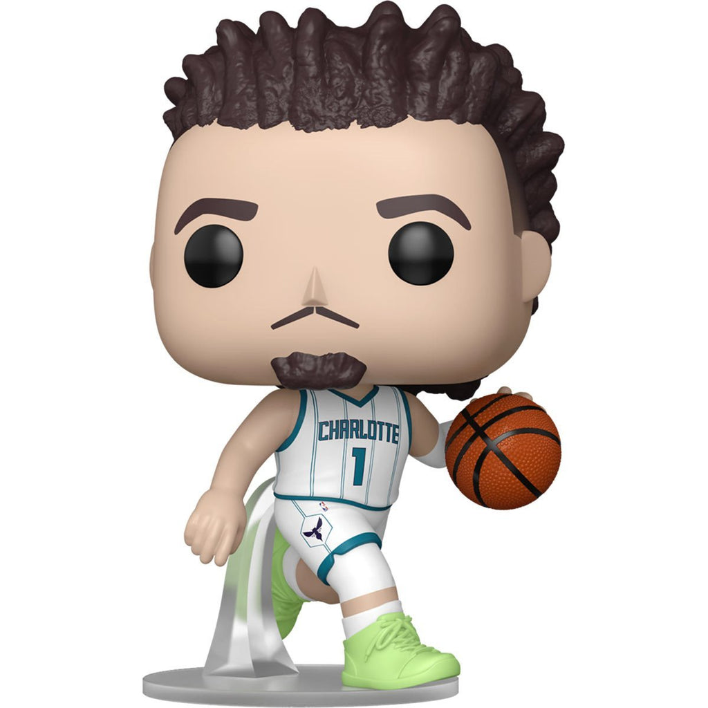 Lamelo Ball (Home) #228 Funko Pop! Basketball NBA Hornets - Approx. 3 3/4" Collectible Vinyl Figure Bundled with Display Box Protector Case - Estimated Arrival: Nov. 2025 (PRE-SALE)