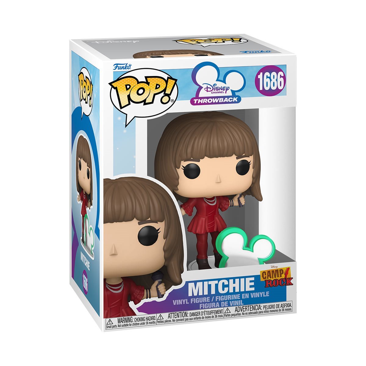 Disney Channel Retro Funko Pop! Set of 3 (Mitchie Camp Rock #1686, Hannah Montana with Disney Icon #1687, and Shake It Up Rocky with Disney Icon #1688) Collectible Vinyl Figures - Estimated Arrival: Jan. 2026 (PRE-SALE)