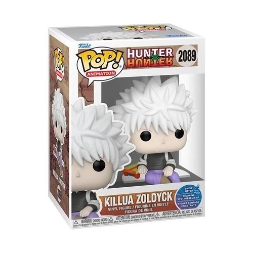 Hunter x Hunter Wave 6 Funko Pop! Animation - Set of 4 (Killua Zoldyck (Sitting) #2089, Gon Freecss (Sitting) #2088, Leorio (Sitting) #2091, and Kurapika (Sitting) #2090)  Collectible Vinyl Figures - Estimated Arrival: Nov. 2025 (PRE-SALE)