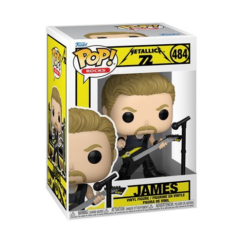 Metallica (72 Seasons) Wave 2 Funko Pop! Rocks - Set of 4 (James #484, Robert #487, Lars #485, and Kirk #486) Collectible Vinyl Figures - Estimated Arrival: Nov. 2025 (PRE-SALE)