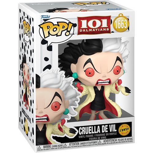 Cruella De Vil #1663 Funko Pop! 101 Dalmatians - Set of 2 (Chase and Common) Collectible Vinyl Figures - Estimated Arrival: Dec. 2025 (PRE-SALE)