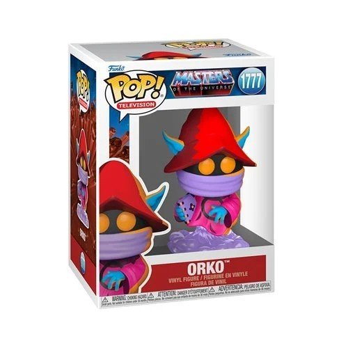 Orko (Retro Neon) #1777 Funko Pop! Television Masters of the Universe - Approx. 4 3/4" Collectible Vinyl Figure Bundled with Display Box Protector Case - Estimated Arrival: Nov. 2025 (PRE-SALE)