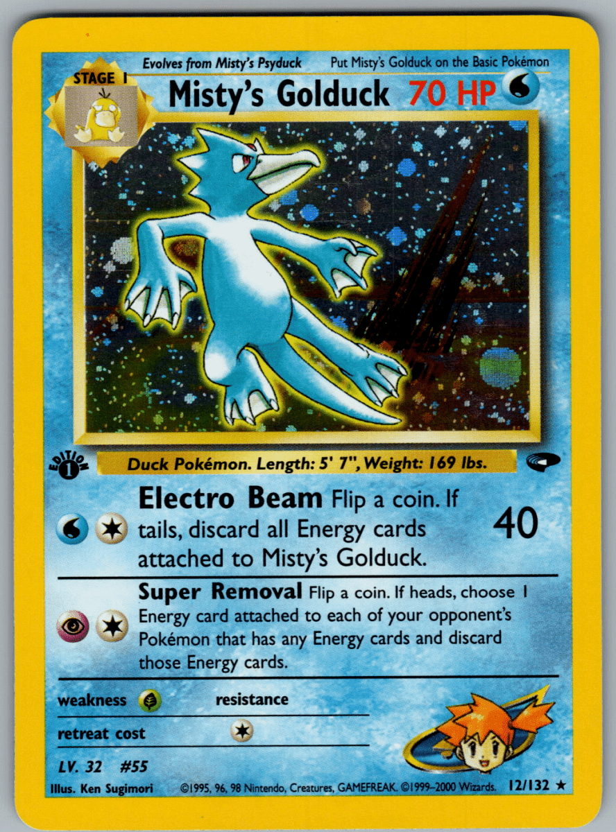 Misty's Golduck 1ST ED #12