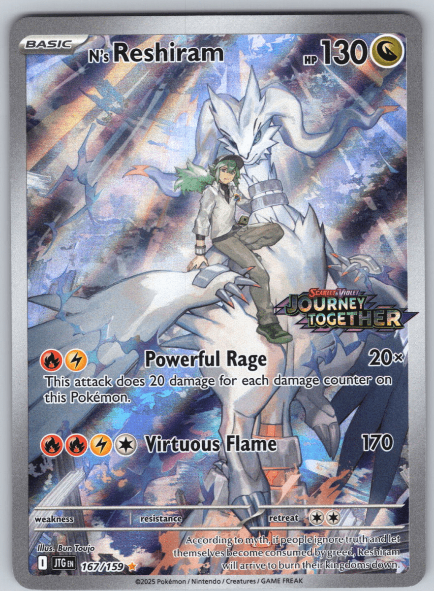 N's Reshiram #167 (Stamped)