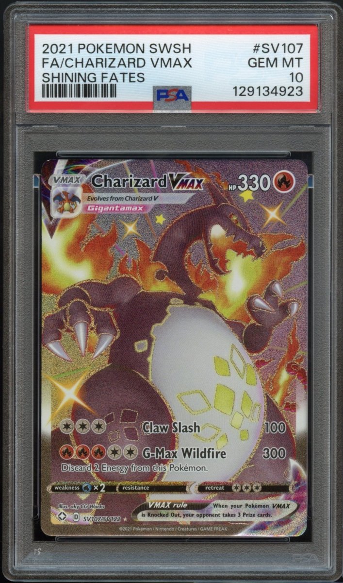 PSA 10 | Charizard VMAX #SV107