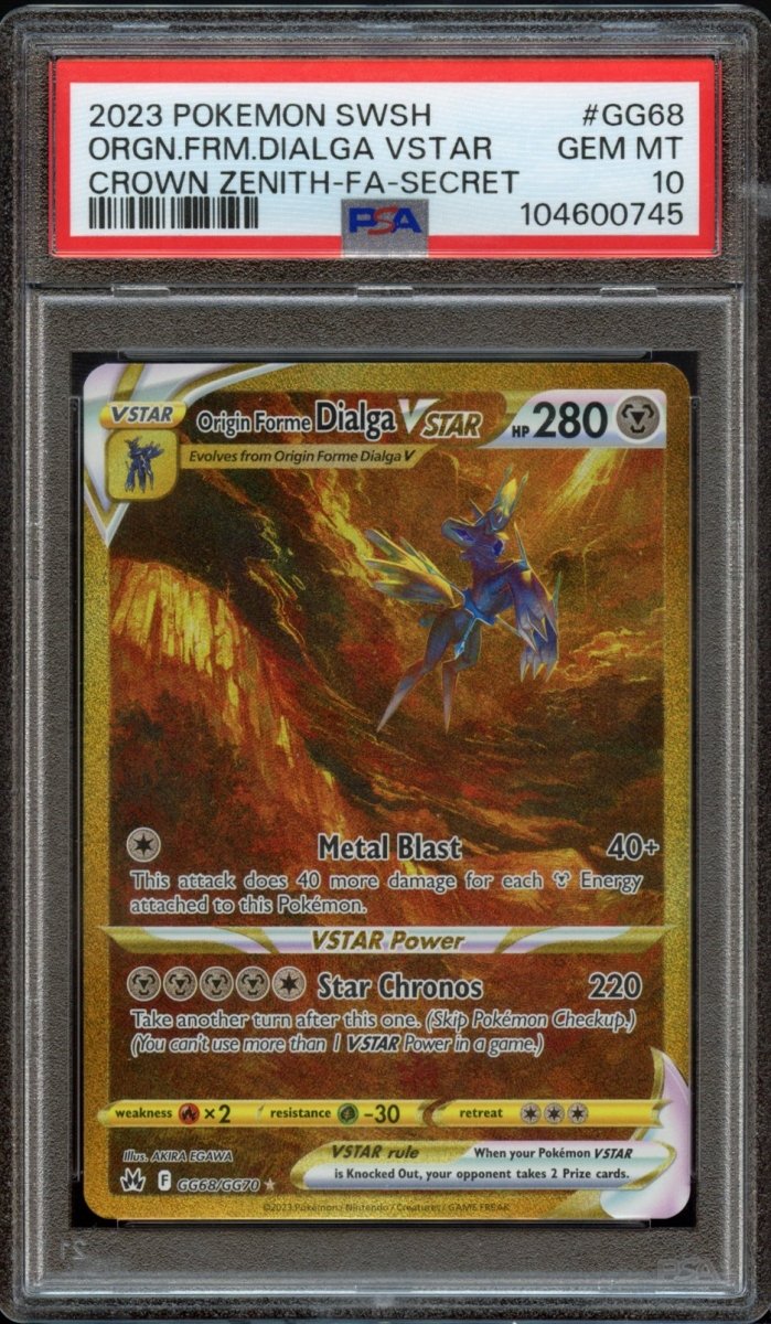 PSA 10 | Origin Forme Dialga VSTAR #GG68