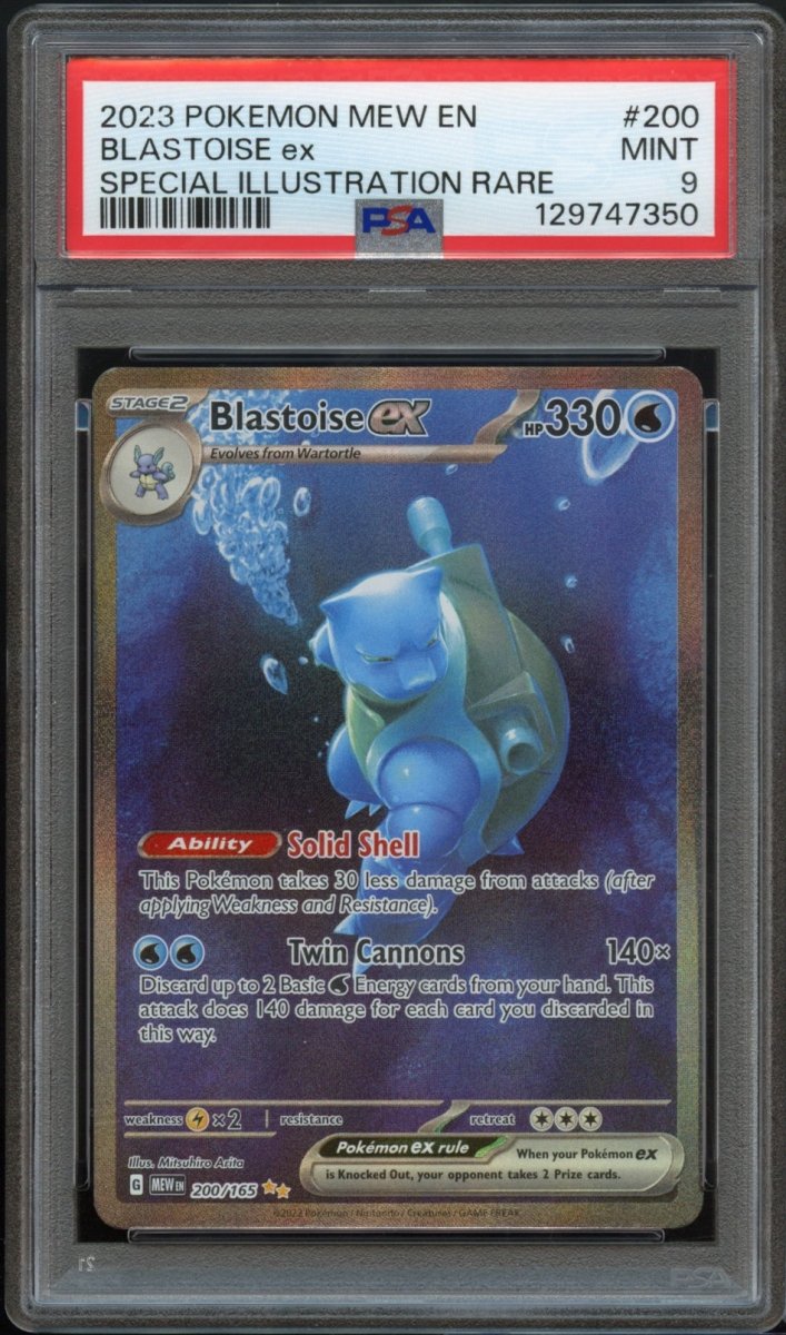 PSA 9 | Blastoise ex #200