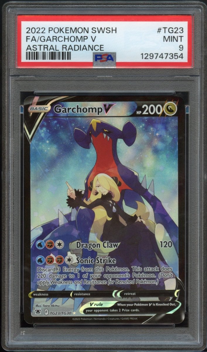 PSA 9 | Garchomp V #TG23