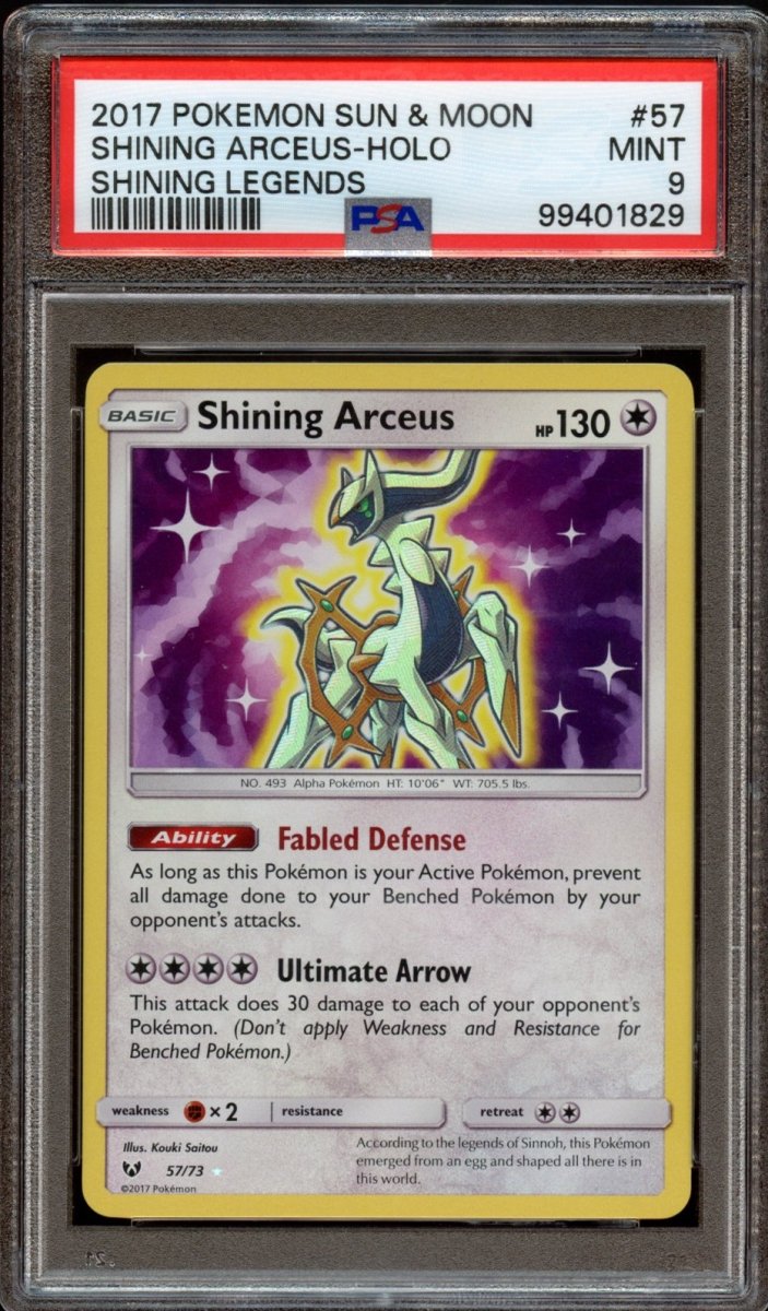 PSA 9 | Shining Arceus #57